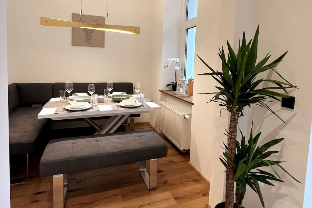 Soul-Apartment Balkon Privatparkplatz 2 Boxspringbetten 55Zoll Tv Wlan Leipzig Eksteriør bilde